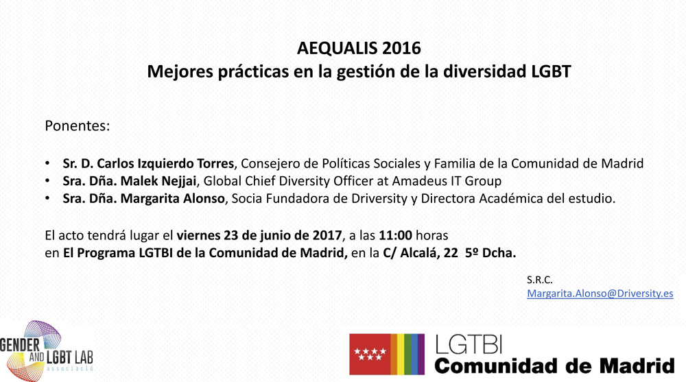 Invitación Aequalis 2016